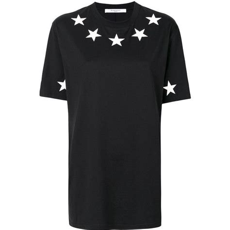 givenchy star appliqué oversized t-shirt|T Shirts .